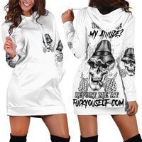 Don't Like My Attitude Hoodie Dress - Wonder Print Shop