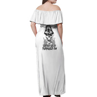 Don't Like My Attitude Off Shoulder Maxi Dress - Wonder Print Shop