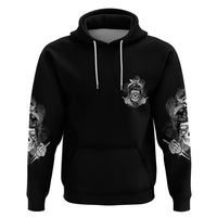 I Do What I Want Skull Black And White Hoodie - Wonder Print Shop