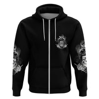 I Do What I Want Skull Black And White Hoodie - Wonder Print Shop