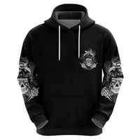 I Do What I Want Skull Black And White Hoodie - Wonder Print Shop