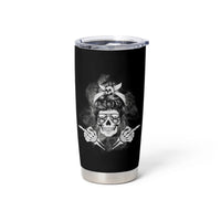I Do What I Want Skull Black And White Tumbler Cup - Wonder Print Shop