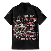 I Hold A Beast An Angel And A Crazy Lady In Me Family Matching Mermaid Dress and Hawaiian Shirt - Wonder Print Shop