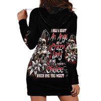 I Hold A Beast An Angel And A Crazy Lady In Me Hoodie Dress - Wonder Print Shop
