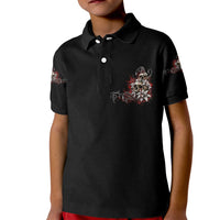 I Hold A Beast An Angel And A Crazy Lady In Me Kid Polo Shirt - Wonder Print Shop
