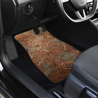 We Carry The Wisdom Car Mats African Ancient Symbols, Earthy Tones, and Ancestral Wisdom Quote - Wonder Print Shop