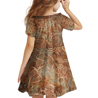 We Carry The Wisdom Family Matching Off The Shoulder Long Sleeve Dress and Hawaiian Shirt African Ancient Symbols, Earthy Tones, and Ancestral Wisdom Quote - Wonder Print Shop