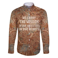 We Carry The Wisdom Family Matching Short Sleeve Bodycon Dress and Hawaiian Shirt African Ancient Symbols, Earthy Tones, and Ancestral Wisdom Quote - Wonder Print Shop