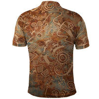 We Carry The Wisdom Polo Shirt African Ancient Symbols, Earthy Tones, and Ancestral Wisdom Quote - Wonder Print Shop