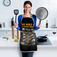 She Built It The World Uses It Apron African Influential Women Innovators Timeline - Wonder Print Shop