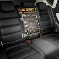 She Built It The World Uses It Back Car Seat Cover African Influential Women Innovators Timeline - Wonder Print Shop