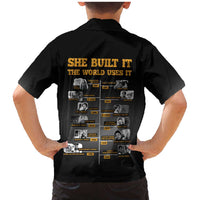 She Built It The World Uses It Family Matching Mermaid Dress and Hawaiian Shirt African Influential Women Innovators Timeline - Wonder Print Shop