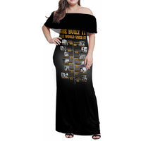 She Built It The World Uses It Family Matching Off Shoulder Maxi Dress and Hawaiian Shirt African Influential Women Innovators Timeline - Wonder Print Shop