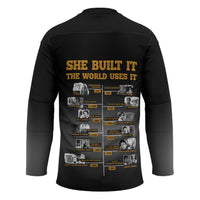She Built It The World Uses It Hockey Jersey African Influential Women Innovators Timeline - Wonder Print Shop