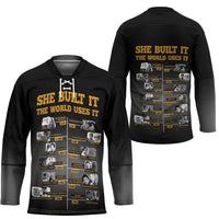 She Built It The World Uses It Hockey Jersey African Influential Women Innovators Timeline - Wonder Print Shop