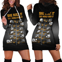 She Built It The World Uses It Hoodie Dress African Influential Women Innovators Timeline - Wonder Print Shop