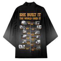 She Built It The World Uses It Kimono African Influential Women Innovators Timeline - Wonder Print Shop