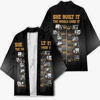She Built It The World Uses It Kimono African Influential Women Innovators Timeline - Wonder Print Shop
