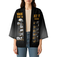She Built It The World Uses It Kimono African Influential Women Innovators Timeline - Wonder Print Shop