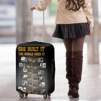 She Built It The World Uses It Luggage Cover African Influential Women Innovators Timeline - Wonder Print Shop