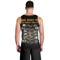 She Built It The World Uses It Men Tank Top African Influential Women Innovators Timeline - Wonder Print Shop