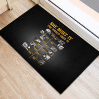 She Built It The World Uses It Rubber Doormat African Influential Women Innovators Timeline - Wonder Print Shop