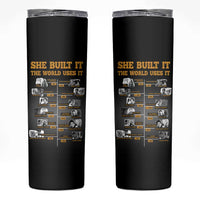 She Built It The World Uses It Skinny Tumbler African Influential Women Innovators Timeline - Wonder Print Shop