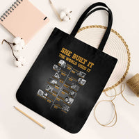 She Built It The World Uses It Tote Bag African Influential Women Innovators Timeline - Wonder Print Shop