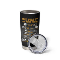 She Built It The World Uses It Tumbler Cup African Influential Women Innovators Timeline - Wonder Print Shop