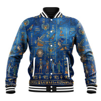 Echoes of Kemet Baseball Jacket African Pharaohs, Anubis and Symbolic Motifs - Wonder Print Shop
