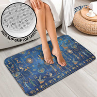 Echoes of Kemet Bathroom Set African Pharaohs, Anubis and Symbolic Motifs - Wonder Print Shop