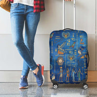 Echoes of Kemet Luggage Cover African Pharaohs, Anubis and Symbolic Motifs - Wonder Print Shop
