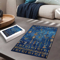 Echoes of Kemet Puzzle African Pharaohs, Anubis and Symbolic Motifs - Wonder Print Shop