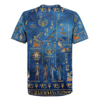 Echoes of Kemet Rugby Jersey African Pharaohs, Anubis and Symbolic Motifs - Wonder Print Shop