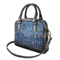 Echoes of Kemet Shoulder Handbag African Pharaohs, Anubis and Symbolic Motifs - Wonder Print Shop