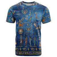 Echoes of Kemet T Shirt African Pharaohs, Anubis and Symbolic Motifs - Wonder Print Shop