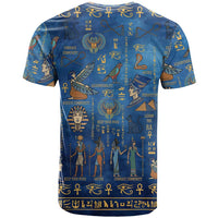 Echoes of Kemet T Shirt African Pharaohs, Anubis and Symbolic Motifs - Wonder Print Shop
