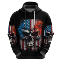 I Have Three Sides Skull Flag Hoodie - Wonder Print Shop