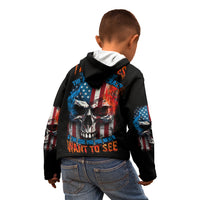 I Have Three Sides Skull Flag Kid Hoodie - Wonder Print Shop