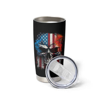 I Have Three Sides Skull Flag Tumbler Cup - Wonder Print Shop