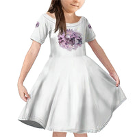 Stuck Between Idk Idc And IDGAF Skull Family Matching Mermaid Dress and Hawaiian Shirt - Wonder Print Shop