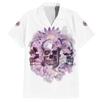 Stuck Between Idk Idc And IDGAF Skull Hawaiian Shirt - Wonder Print Shop