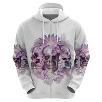 Stuck Between Idk Idc And IDGAF Skull Hoodie - Wonder Print Shop