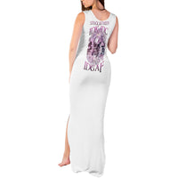 Stuck Between Idk Idc And IDGAF Skull Tank Maxi Dress - Wonder Print Shop
