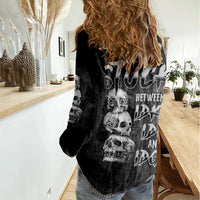 Stuck Between Idk Idc Idgaf Women Casual Shirt - Wonder Print Shop