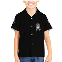 My Give A F Mad Skull Family Matching Mermaid Dress and Hawaiian Shirt - Wonder Print Shop