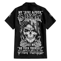 My Give A F Mad Skull Family Matching Puletasi Dress and Hawaiian Shirt - Wonder Print Shop