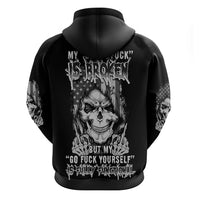 My Give A F Mad Skull Hoodie - Wonder Print Shop