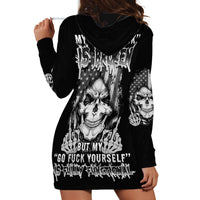 My Give A F Mad Skull Hoodie Dress - Wonder Print Shop
