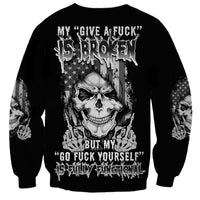My Give A F Mad Skull Sweatshirt - Wonder Print Shop